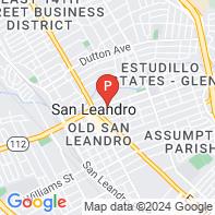 View Map of 1235 Harrison Street,San Leandro,CA,94577